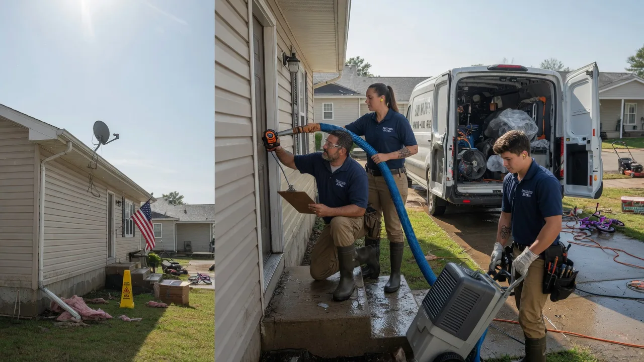 Ceiling Water Damage Restoration in North Ridgeville, OH near me